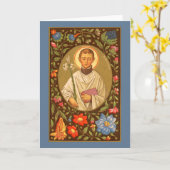 St. Aloysius Gonzaga (PM 01) Leere Grußkarte 1 Karte (Gelbe Blume)