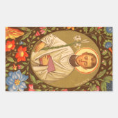 St. Aloysius Gonzaga (PM 01) Rechteckiger Aufkleber (Vorderseite)