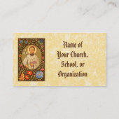 St. Aloysius Gonzaga (PM 01) Standard Visitenkarte (Rückseite)