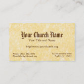 St. Aloysius Gonzaga (PM 01) Vollblut Visitenkarte (Rückseite)