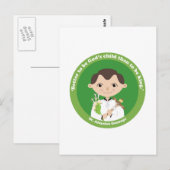 St. Aloysius Gonzaga Postkarte (Vorne/Hinten)