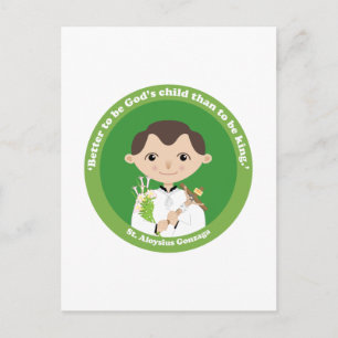 St. Aloysius Gonzaga Postkarte