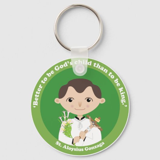 St. Aloysius Gonzaga Schlüsselanhänger (Vorderseite)