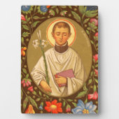St. Aloysius (PM 01) 5"x7" Plaque #2 mit Easel Fotoplatte (Vorderseite)