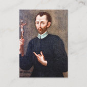 St. Alphonsus Ligouri Patron Saint Prayer Card Platzkarte (Vorderseite)