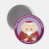 St Alphonsus Liguori Magnet (Vorderseite/Rückseite)