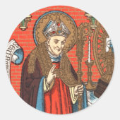 St. Alphonsus Liguori (SAU 039) Runder Aufkleber (Vorderseite)