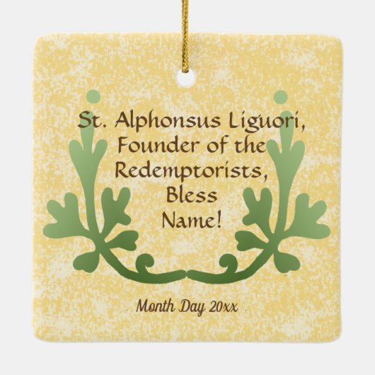 St. Alphonsus Liguori (SNV 02) (Platz) Keramikornament (Rückseite)