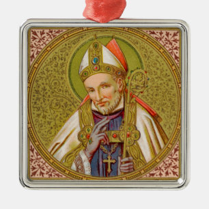 St. Alphonsus Liguori (SNV 02) (Quadrat) Ornament Aus Metall