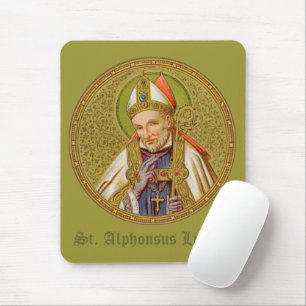 St. Alphonsus Liguori (SNV 02) (Rund) Mousepad