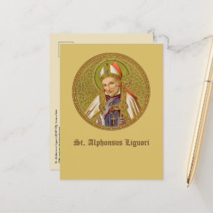 St. Alphonsus Liguori (SNV 02) (Rund) Postkarte