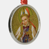 St. Alphonsus Liguori (SNV 02) (Runde) Ornament Aus Metall (Rechts)