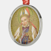 St. Alphonsus Liguori (SNV 02) (Runde) Ornament Aus Metall (Links)