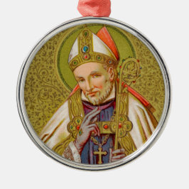 St. Alphonsus Liguori (SNV 02) (Runde) Ornament Aus Metall