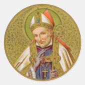 St. Alphonsus Liguori (SNV 02) (Runde) Runder Aufkleber (Vorderseite)