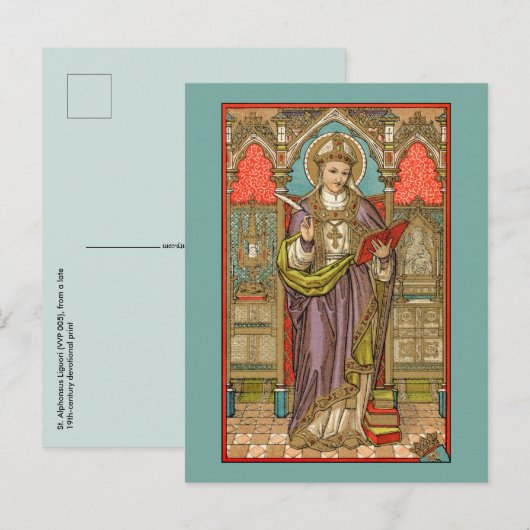 St. Alphonsus Liguori (VVP 005) Postkarte (Vorne/Hinten)