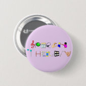 ST am Arbeitsplatz Button (Vorne & Hinten)