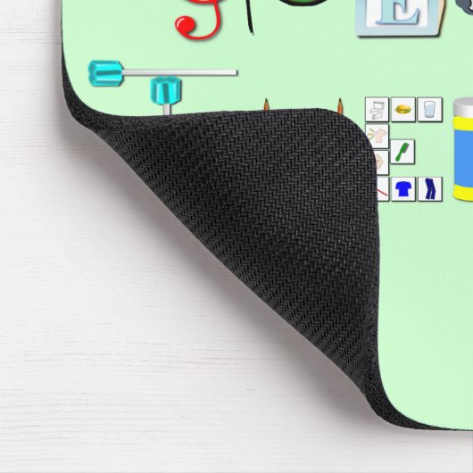 ST am Arbeitsplatz Mousepad (Ecke)