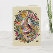 St. Ambrose of Milan with Flowers, Bees, and Hive Karte (Vorderseite)