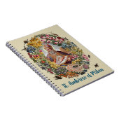 St. Ambrose of Milan with Flowers, Bees, and Hive Notizblock (Rechte Seite)