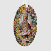 St. Ambrose of Milan with Flowers, Bees, and Hive Ornament (Vorderseite)