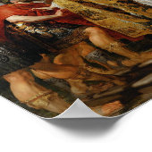 St. Ambrose und Theodosius - Rubens Poster Print (Ecke)