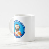 St Ambrose von Mailand Kaffeetasse (Vorderseite Links)
