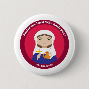 St. Anastasia Button