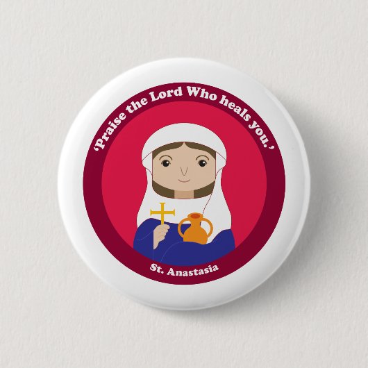 St. Anastasia Button (Vorderseite)