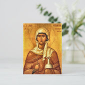 St. Anastasia, das orthodoxe Heilmittel-Christlich Postkarte (Stehend Vorderseite)