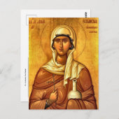 St. Anastasia, das orthodoxe Heilmittel-Christlich Postkarte (Vorne/Hinten)