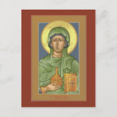 St. Anastasia Prayer Card Postkarte (Vorderseite)