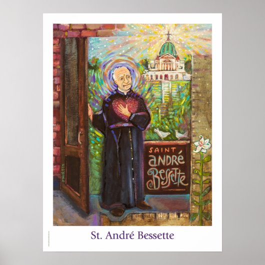 St. Andre Bessette katholisches Klassenzimmer-Post Poster (Vorne)