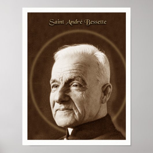 St. Andre Bessette. Poster (Vorne)