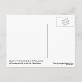 St. Andreas Church, Acre, Israel Postkarte (Rückseite)