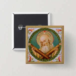 St. Andreas der Apostel (JMAS 02) Button