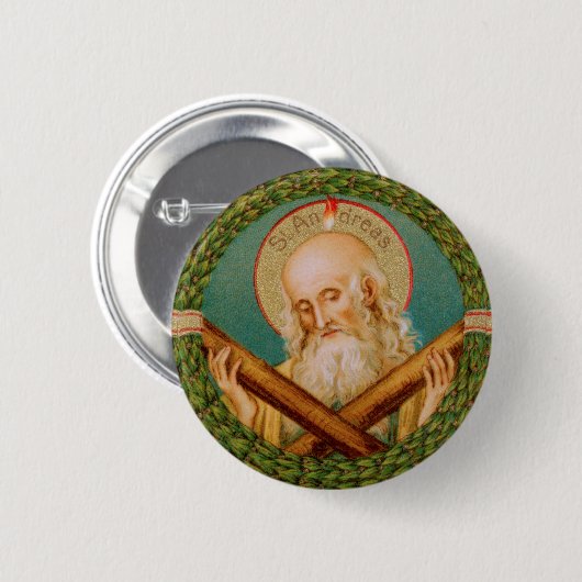St. Andreas der Apostel (JMAS 02) Button (Vorne & Hinten)
