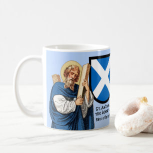 St. Andreas der Apostel (P 006) und sein Schild-Mu Kaffeetasse