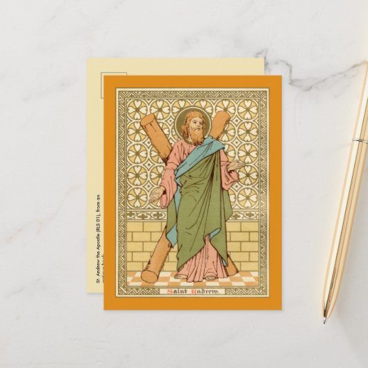 St. Andreas der Apostel (RLS 01) Postkarte 2 (Vorderseite/Rückseite Beispiel)