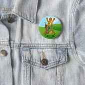 St. Andreas, der Apostel, Schutzpatron der Golfer Button (Beispiel)