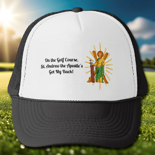 St. Andreas, der Apostel, Schutzpatron des Golfs, Truckerkappe