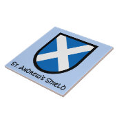 St. Andreas' Schild Fliese (Seite)