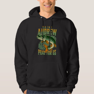 St. Andreas Schutzpatron der Fischer Katholisch Hoodie