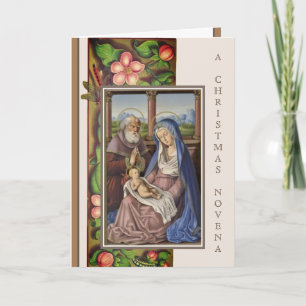 St. Andreas-Weihnachts-Novene-Gebet Feiertagskarte