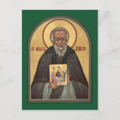 St. Andrei Rublev Prayer Card Postkarte (Vorderseite)