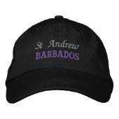 St. Andrew, Barbados bestickt Baseball Cap Bestickte Baseballkappe (Vorderseite)