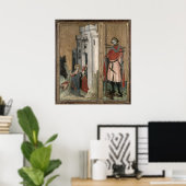 St. Andrew Chasing Demons aus der Stadt Poster (Heimbüro)