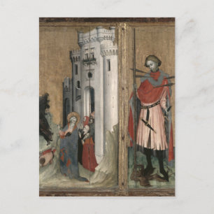 St. Andrew Chasing Demons aus der Stadt Postkarte