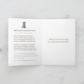 St. Andrew Christmas Novena Gebet Feiertagskarte (Innenseite)