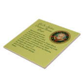 St. Andrew Christmas Novena Gebet Keramik Tile Fliese (Seite)